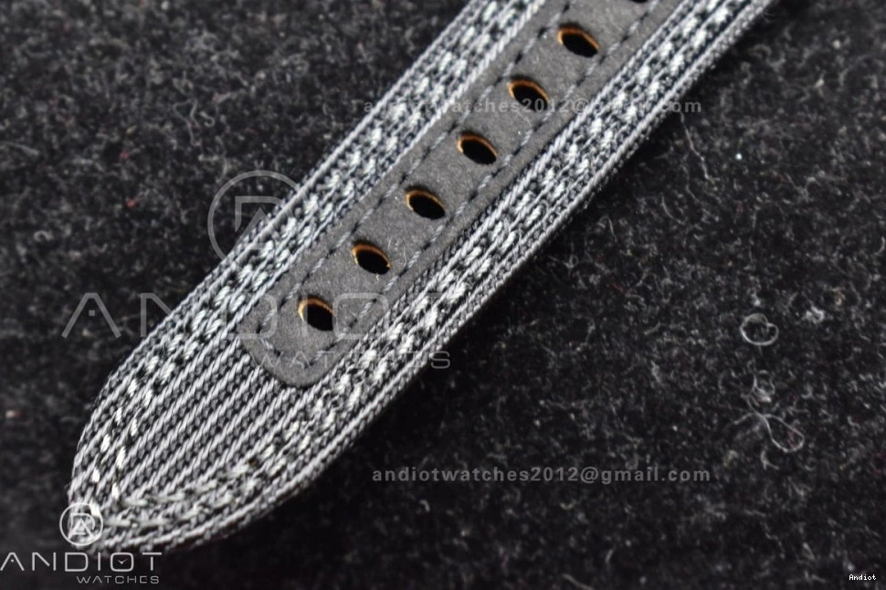 P.9010 Strap on Horn Edition Best Black Nylon Submersible Clone PAM984 VSF Dial Black Mike 1:1 1110